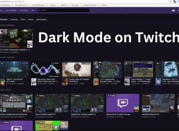 Dark Mode on Twitch