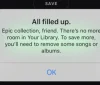 Spotify playlist limit is 10,000 songs